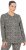 Ulla Popken Leopard Print Long Sleeve Ski Tee Black - Trykte T-shirts til kvinder - 