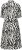 Kaffe Curve Alia Shirt Dress Black Chalk Animal - Midikjoler - 