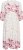 Kaffe Curve Rosa Midi Dress White Rose Border Flower - Kjoler - 