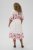Kaffe Curve Rosa Midi Dress White Rose Border Flower - Kjoler - 