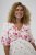 Kaffe Curve Rosa Midi Dress White Rose Border Flower - Kjoler - 