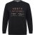 North Latitude Sweatshirt Black - Trøjer og Hættetrøjer - Trøjer og Hættetrøjer i store størrelser - 2XL-14XL