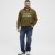 North Latitude Sweatshirt Half-Zip Green - Trøjer og Hættetrøjer - Trøjer og Hættetrøjer i store størrelser - 2XL-14XL