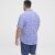 North Latitude Shirt Denim Printed Allover Blue - Skjorter - Skjorter til store mænd 2XL- 8XL