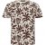 North Latitude T-Shirt Printed Allover Bordeaux - T-shirts - T-shirts i store størrelser - 2XL-14XL