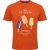 North Latitude T-Shirt Ice Cream Orange - T-shirts - T-shirts i store størrelser - 2XL-14XL