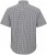 North Latitude Shirt Short Sleeve Checked Grey - Skjorter - Skjorter til store mænd 2XL- 8XL