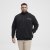 North Latitude Sweatshirt Cardigan Black - Trøjer og hættetrøjer - Trøjer og Hættetrøjer i store størrelser - 2XL-14XL