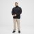 North Latitude Sweatshirt Cardigan Black - Trøjer og hættetrøjer - Trøjer og Hættetrøjer i store størrelser - 2XL-14XL