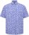 North Latitude Shirt Denim Printed Allover Blue - Skjorter - Skjorter til store mænd 2XL- 8XL