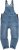 JP1880 Dungarees Denim Adjustable Straps Blue - Jeans og bukser - Herrejeans og bukser i store størrelser W40-W70
