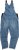 JP1880 Dungarees Denim Adjustable Straps Blue - Jeans og bukser - Herrejeans og bukser i store størrelser W40-W70