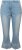Ulla Popken Cropped Flared Eyelet Jeans Light Blue - Jeans & Bukser i Store Størrelser – Plus Size - 