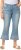 Ulla Popken Cropped Flared Eyelet Jeans Light Blue - Jeans & Bukser i Store Størrelser – Plus Size - 