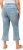 Ulla Popken Cropped Flared Eyelet Jeans Light Blue - Jeans & Bukser i Store Størrelser – Plus Size - 