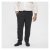 North Latitude Dress Pants Elastic Waist Dark Grey Melange - Herrebukser i store størrelser - Herrebukser i store størrelser
