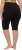 Ulla Popken Stretch Knit Bike Shorts Black - Jeans & Bukser i Store Størrelser – Plus Size - 