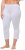Ulla Popken Basic Stretch Knit Capris White - Jeans & Bukser i Store Størrelser – Plus Size - 