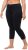 Ulla Popken Basic Stretch Knit Capris Navy - Jeans & Bukser i Store Størrelser – Plus Size - 