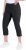 Ulla Popken Stretch Basic Bengaline Capri Pants Black - Jeans & Bukser i Store Størrelser – Plus Size - 