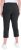 Ulla Popken Stretch Basic Bengaline Capri Pants Black - Jeans & Bukser i Store Størrelser – Plus Size - 