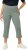 Ulla Popken Stretch Basic Bengaline Capri Pants Light Moss Green - Jeans & Bukser i Store Størrelser – Plus Size - 