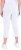 Ulla Popken Stretch Basic Bengaline Capri Pants Snow White - Jeans & Bukser i Store Størrelser – Plus Size - 
