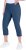Ulla Popken Stretch Basic Bengaline Capri Pants Denim Blue - Jeans & Bukser i Store Størrelser – Plus Size - 