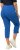 Ulla Popken Stretch Basic Bengaline Capri Pants Royal Blue - Jeans & Bukser i Store Størrelser – Plus Size - Jeans & bukser, EU 42-70