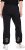 Ulla Popken Zip Off Reflective Detail Funtional Powerstretch Pants Black - Jeans & Bukser i Store Størrelser – Plus Size - Jeans & bukser, EU 42-70