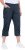 Ulla Popken Stretch Cotton Cargo Crop Pants Navy - Jeans & Bukser i Store Størrelser – Plus Size - 