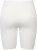 Ulla Popken Lace Hem Stretch Viscose Knit Bicycle Length Lounge Shorts White - Jeans & Bukser i Store Størrelser – Plus Size - 