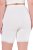 Ulla Popken Lace Hem Stretch Viscose Knit Bicycle Length Lounge Shorts White - Jeans & Bukser i Store Størrelser – Plus Size - 