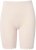 Ulla Popken Lace Hem Stretch Viscose Knit Bicycle Length Lounge Shorts Beige - Jeans & Bukser i Store Størrelser – Plus Size - 