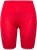 Ulla Popken Lace Hem Stretch Viscose Knit Bicycle Length Lounge Shorts Red - Jeans & Bukser i Store Størrelser – Plus Size - 