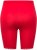 Ulla Popken Lace Hem Stretch Viscose Knit Bicycle Length Lounge Shorts Red - Jeans & Bukser i Store Størrelser – Plus Size - 