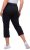 Ulla Popken Mony Stretch Capri Pants Navy - Jeans & Bukser i Store Størrelser – Plus Size - 