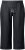 Ulla Popken Cool Linen Elastic Waist Capri Pants Black - Jeans & Bukser i Store Størrelser – Plus Size - 