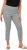 Ulla Popken Check Bengaline Slim Leg Sienna Fit Stretch Crop Pants Black - Jeans & Bukser i Store Størrelser – Plus Size - 