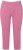 Ulla Popken Check Bengaline Slim Leg Sienna Fit Stretch Crop Pants Pale Lilac - Jeans & Bukser i Store Størrelser – Plus Size - 