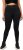 Ulla Popken High Waist Quick Dry Recycled Stretch Leggings Black - Jeans & Bukser i Store Størrelser – Plus Size - 