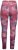 Ulla Popken Graphic Print Recycled Polyester Quick Dry Stretch Leggings Red - Jeans & Bukser i Store Størrelser – Plus Size - 