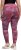 Ulla Popken Graphic Print Recycled Polyester Quick Dry Stretch Leggings Red - Jeans & Bukser i Store Størrelser – Plus Size - 