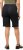 Ulla Popken Frayed Hemline Elastic Waistband Bermuda Shorts Black - Jeans & Bukser i Store Størrelser – Plus Size - 