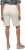 Ulla Popken Frayed Hemline Elastic Waistband Bermuda Shorts White - Jeans & Bukser i Store Størrelser – Plus Size - 