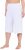 Ulla Popken Wide Leg Flared Bermuda Shorts White - Jeans & Bukser i Store Størrelser – Plus Size - 