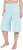 Ulla Popken Wide Leg Flared Bermuda Shorts Blue - Jeans & Bukser i Store Størrelser – Plus Size - 