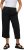 Ulla Popken Cropped Ruby Fit Pants Black - Jeans & Bukser i Store Størrelser – Plus Size - 