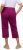 Ulla Popken Cropped Ruby Fit Pants Magnolia Red - Jeans & Bukser i Store Størrelser – Plus Size - 