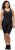 Ulla Popken Padded Cycling Zip Front Bodysuit Black - Jeans & Bukser i Store Størrelser – Plus Size - Jeans & bukser, EU 42-70